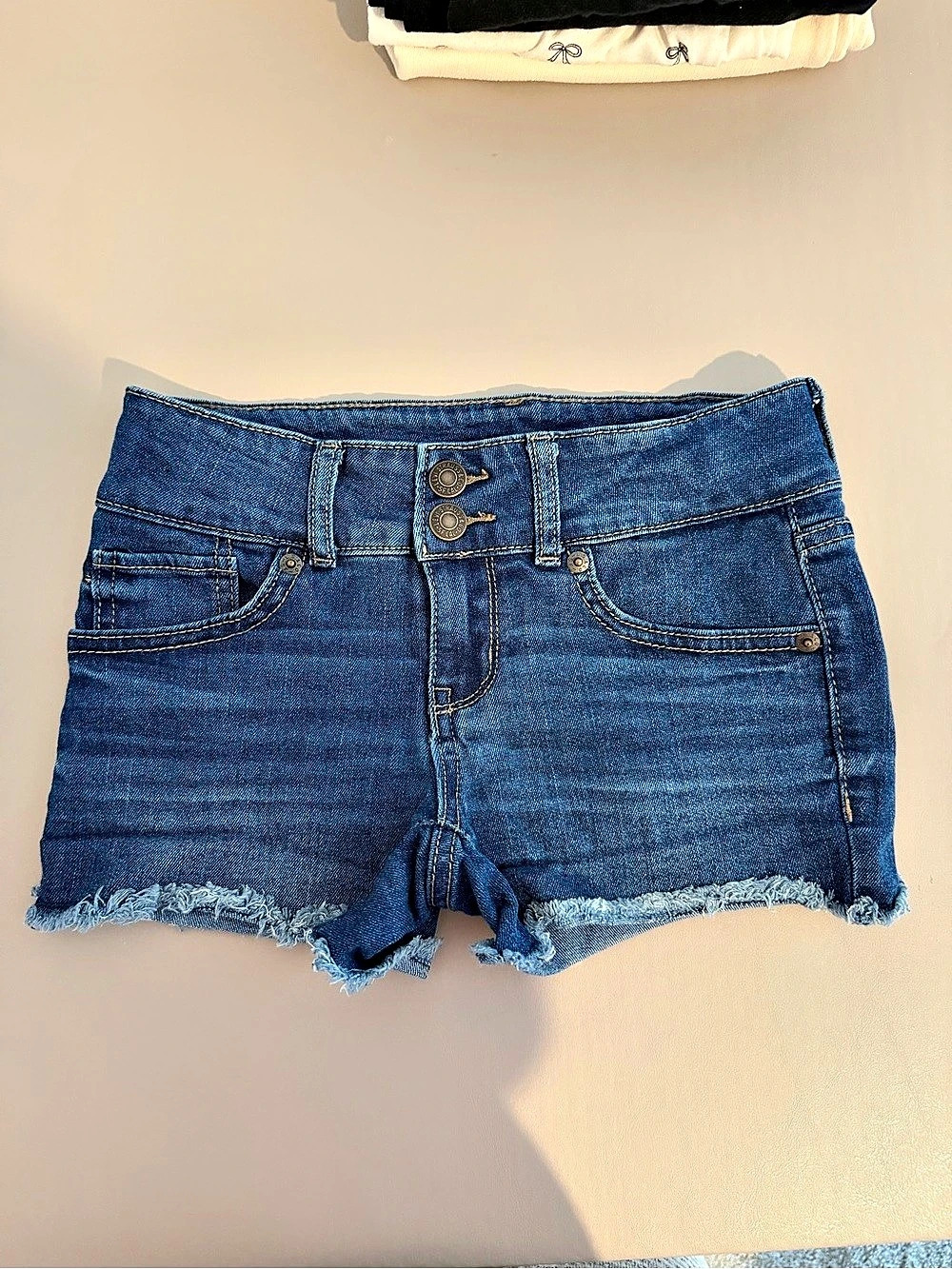 Levi's Friends Shift Frayed Denim Jean Shorts Girls Size 10